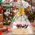 10 Pack Empty Gift Baskets with Bows and Bags
