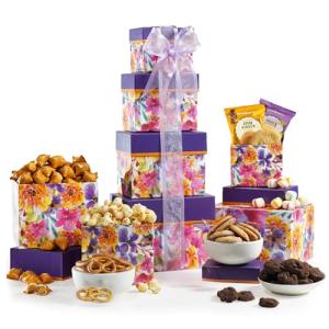 Broadway Basketeers Snack Gift Tower Basket