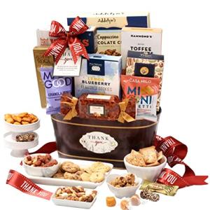 Thank You Gift Basket with Sweet and Savory Treats