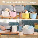 Cute Woven Storage Basket with Handle