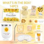 Sunflower Self-Care Gift Basket for Her