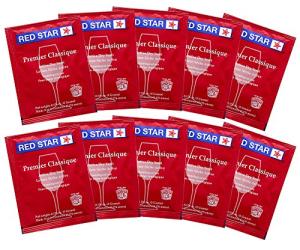 Red Star Premier Classique Wine Yeast - 10 Pks