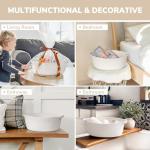 Chicvita White Gift Basket Set for Kids