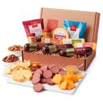 Gourmet Meat and Cheese Gift Basket Set