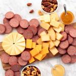 Gourmet Meat and Cheese Gift Basket Set