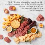 Gourmet Meat and Cheese Gift Basket Set