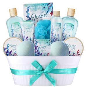 Ocean Spa Gift Basket for Women – 12 Pcs