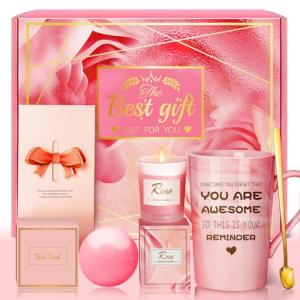 Thoughtful Pink Spa Gift Baskets for Her