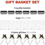 Sturdy Baskets for Gift Wrapping - 6 Pack