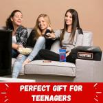 Movie Night Fun Basket with Snacks and Games