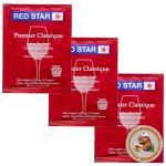 Red Star Premier Classique Wine Yeast, 3 Pack