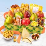 Orchard Delight Fruit and Gourmet Gift Basket