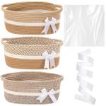 Halloween Woven Basket Gift Set with Ribbon