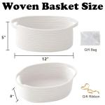 Stylish Woven Gift Basket with Handles