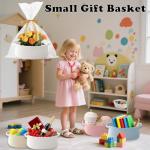 Stylish Woven Gift Basket with Handles