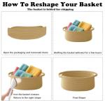 Stylish Woven Gift Basket with Handles
