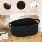 Stylish Cotton Rope Basket for Baby Storage