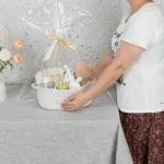 Empty Gift Basket for Baby Celebrations