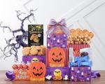 Halloween Wine & Chocolate Gift Tower