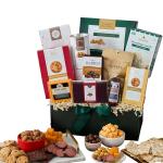 Gourmet Snack Basket: Meat, Cheese, Cookies, and More