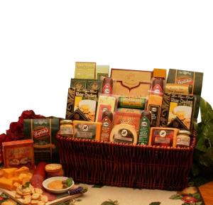 Deluxe Meat and Cheese Gift Basket