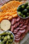 Deluxe Meat and Cheese Gift Basket