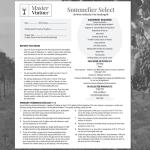 Sommelier Select Old Vine Zinfandel Wine Kit