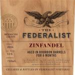 Federalist Zinfandel Bourbon Barrel Wine, 750mL