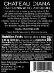 Chateau Diana Alcohol-Free California White Zinfandel 750 ml