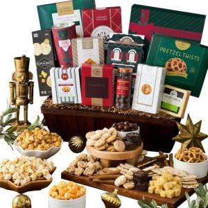 Deluxe Holiday Food Gift Basket for Christmas