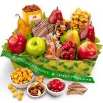 Happy Holidays Orchard Fruit and Gourmet Basket