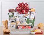 Deluxe Savory Meat & Cheese Wine Basket