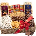 Chocolate Pretzel & Caramel Popcorn Gift Set