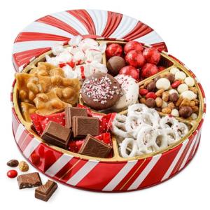 Festive Wine & Treat Gift Basket for Everyone
