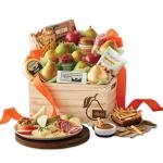 Gourmet Pear, Nut, and Cheese Gift Basket