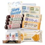 Holiday Meat and Cheese Gift Basket Deluxe