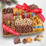 Merry Christmas Chocolate Caramel Gift Basket