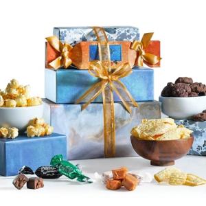 Gourmet Gift Basket with Chocolate and Treats