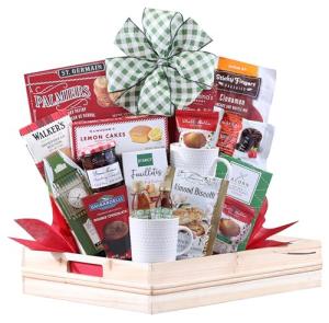Morning in Bed Wine Country Gift Basket