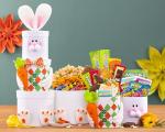 Easter Bunny Wine Gift Tower