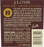 J. Lohr Estates Seven Oaks Cabernet Sauvignon 750 mL