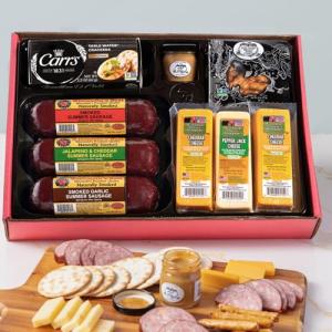 Delicious Cheese & Sausage Gift Basket