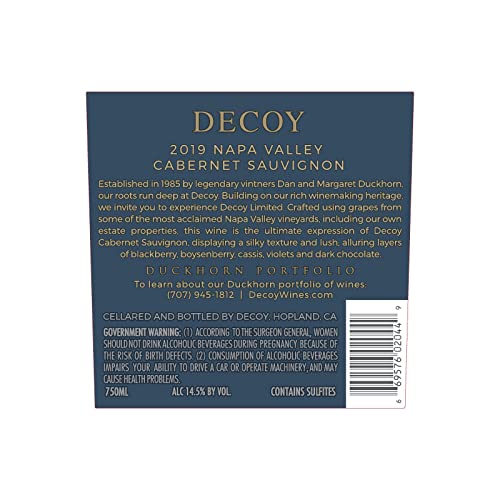 Decoy Napa Valley Cabernet Sauvignon 75cl Bottle
