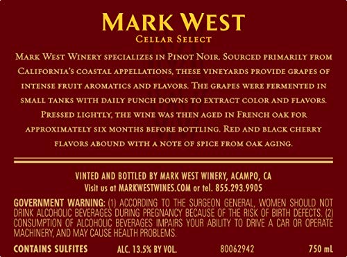 Mark West Pinot Noir 750 mL Red Wine