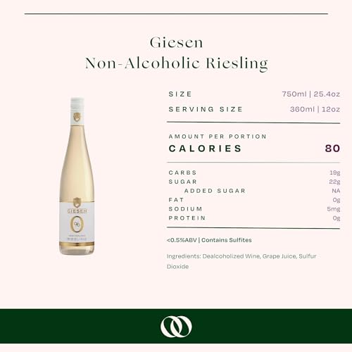 Giesen Alcohol-Free Riesling from New Zealand, 750ml