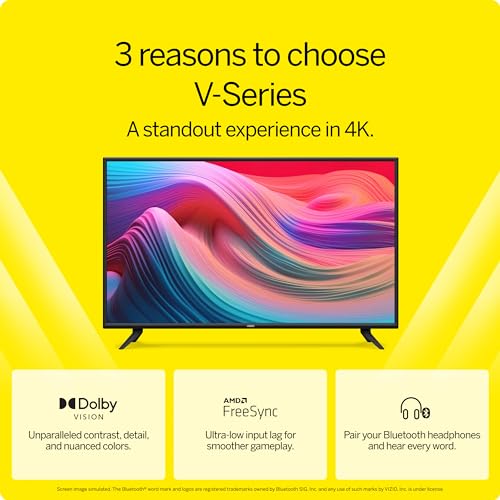 VIZIO 50-Inch 4K UHD Smart TV 2022 Model