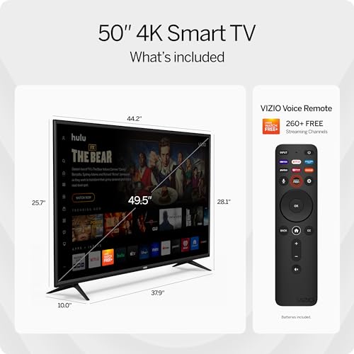VIZIO 50-Inch 4K UHD Smart TV 2022 Model