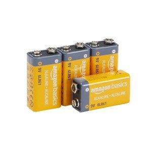 Everyday Alkaline Batteries - Pack of 4 (9V)