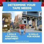 Scotch Heavy-Duty Packing Tape with Dispenser - 6 Rolls