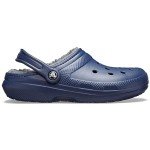 Navy/Charcoal Crocs Classic Lined Clogs